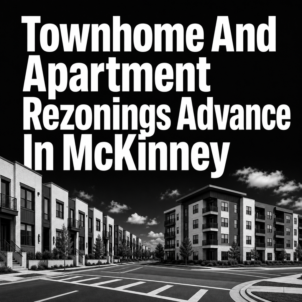 Two McKinney Housing Rezonings Advance To City Council After Planning And Zoning Vote